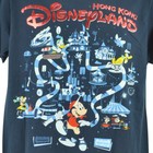 Disney Disneyland Hong Kong Mickey Mouse Crew Neck Adults Men Tshirt Tee