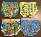 Teenage Mutant Ninja Turtle Toddler Boy Brief Underwear 4 Pair Size 2t-3t