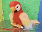 Hanging Mccaw Parrot Plush Stuffie Vintage 11  