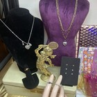 Girls Jewelry Gift Bundle 14pc Earring Stand Necklace Pendent Ring And More