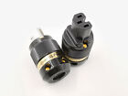 Iego 8095-ag Pure Silver Hi-end Power Plug And Iec Connector Black  10  Off 