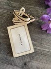 Nwt New Coach F57311 Lanyard Id Holder Badge Card Case Leather Chalk White  68