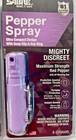 Sabre Mighty Discreet Mini Personal Self Protection Pepper Spray Lot Of 2 Purple
