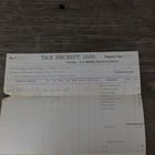 Tax Receipt 1896 Conway Faulkner County Arkansas Signed Collector Document