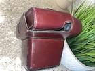Leica - Leather Burgundy Sturdy Case For Camera - Vintage - Mild Wear