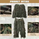 Ghillie Suit  3d Camouflage Hunting Apparel  jacket Pants Hood Carry Bag