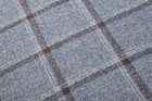Vintage Windowpane Wool Jacket Fabric - 2m - 100  Pure Wool - 350g Luxury Cloth