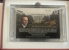 Calvin Coolidge Authentic Autograph A Word From Potus Presidential Coin Card