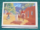 Santa Fe Railroad Dining Car Fred Harvey Service Railway Menu New Mexico Train