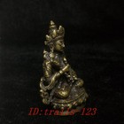 Chinese Tibet Bronze Carving Diamond Buddha Bodhisattva Statue Amulet Pendant
