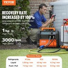 Vevor Refrigerant Recovery Machine 1 Hp Dual Cylinder Brushless Portable Ac