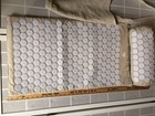 Premium Bed Of Nails Eco Acupressure Mat  Pillow   Carry Bag Set- Natural Linen