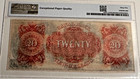 1850 s  20 Canal Bank - New Orleans   Pmg Gem Uncirculated 65 Epq