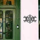 Custom Metal Address Plaque  Personalized House Number Sign  Outdoor Metal Sign