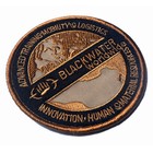 4  Rare Cia Blackwater Worldwide Operator Tactical Hook Loop Patch Badge Tan