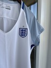 Nike England National Team Soccer Jersey 2016 White Dri Fit Size Xl