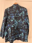 Sandwich Isles First Break Sports Coat Blazer Vintage 60s Hawaiian Tapa 44r