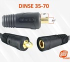 200 Amp Welding  Lead Extension - Dinse 35-70 Male female Connectors -  2 Cable
