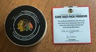 3 6 18 Blackhawks Game-used Puck Vs  Colorado- Won 2-1 On Toews O t  Goal W coa