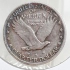 1920 Us Standing Liberty Quarter Silver Coin  Vf Very Fine  toning