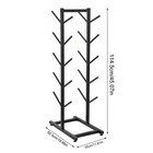 5-tiers Snowboard Storage Rack Freestanding Skateboard Holder Storage Stand