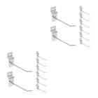  40 Pcs Slatwall Hooks Panel Display Hooks Grid Wall Panel Hooks Slatwall
