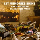 Double Sided Glossy Photo Paper 4x6 Thick Glossy Paper For Cardstock 100 Shee   