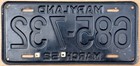 1953 Maryland License Plate    Used  1952 And Expiring On March 31  1953