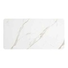 30  X 60  Rectangular Restaurant Table Top With White Marble Laminate Top Finish