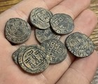 1400s Cetil Spanish Portugal Medieval Silver Billon Old Coin Castle Pcolonial 1c