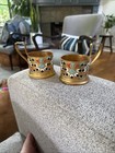 Original Collectible Set Of 2 Ussr Cup Holders  Vintage 1965 