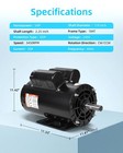 2 3 5hp Air Compressor Electric Motor 230v 17 6a 56 Frame 3450rpm Cw ccw Rotate