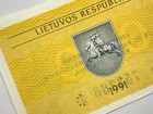 1991 Lithuania 0 10 Talonas Uncirculated Banknote X475