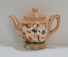 1940 s Lusterware Child s Tea Set For Two - Vintage - Peach With Cherry Blossoms