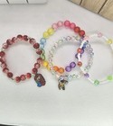Adorable Kids Set 4 Bracelets With Bambi  Princess Merida 
