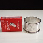 Antique Australian Made Sterling Silver Napkin Ring - Basse Adelaide - 34g