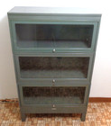 Vintage Globe Wernicke Barrister Stacking Lawyers Bookcase Industrial Steel
