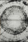 Modern Grey With Black And White Rug Contemporary Abstract Turkish Carpet