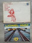Original Lionel 1957 Consumer Color Catalog In Original Mailing Envelope - Nice