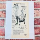 1949 Sexy Woman In Girdle Sitting   Standing - Charis - Original Retro Print Ad