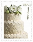 Wedding Cake Sheet Of Twenty 2 Ounce Current Rate Stamps Scott 5000