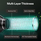 6 Inch 25 Feet Flex Air Aluminum Duct For Ventilation  2 Clamps Included