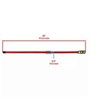 2pk 36  Fluorescent Orange Universal Snow Plow Blade Marker Guide Kit 