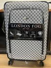 London Fog Signature Collection 4-piece  Luggage Set  Black Grey Monogram New 