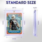 5-100 Pack Magnetic Trading Sports Card Holders 35pt One-touch Uv Protection Us