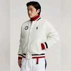 Nwot Ralph Lauren Mens Size S Winter Olympics Team Usa  Reversible Sherpa Jacket