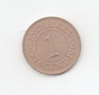 Seychelles Uncirculated 1963 Cent-lot D6