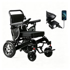 Aluminum Electric Wheelchair With Led Light 55lb Portable Wheelchairs  18   Seat