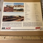 Vintage Bmy Combat Systems M9 Ace Armored Combat Earthmover Military Brochure