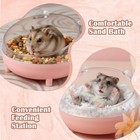 Pink Hamster Sand Bath Container  Sand Bath For Hamsters For Dwarf  Syrian 